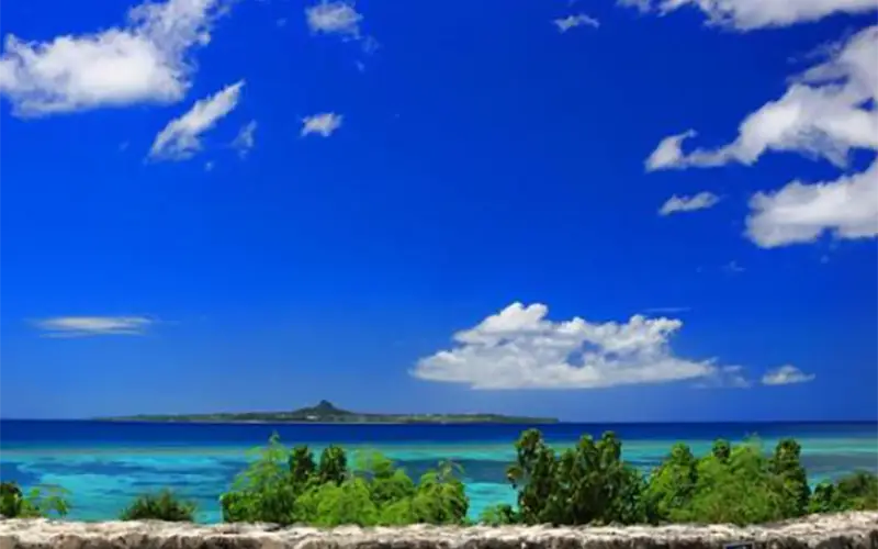 Northern Okinawa sea
